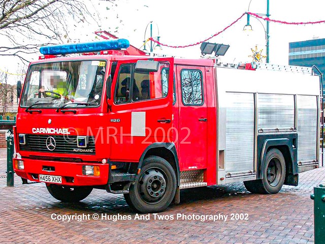 H456 XHX - British Army - 1991 Mercedes Benz Automatic 1120 Red Goddess Pump