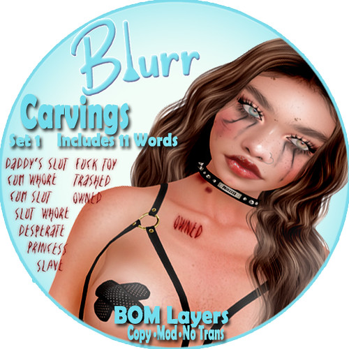 Blurr Ad Carvings . Set 1