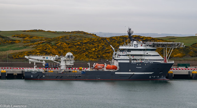 Olympic Delta Berthed Aberdeen South Harbour 29/03/2024