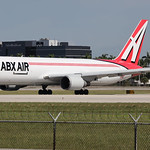 N317CM ABX Air Boeing 767-338ER(BDSF) Spotting at Eldorado Furniture Miami International Airport KMIA