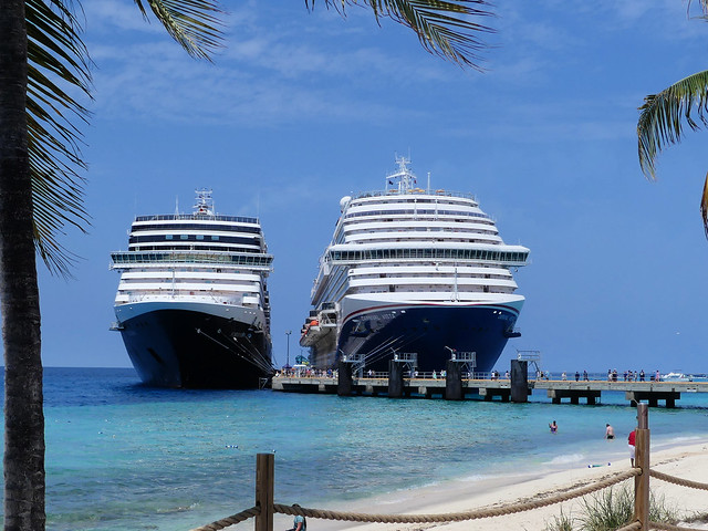 Cruise Ship Duo at Grand Turk (2) - 29 March 2024