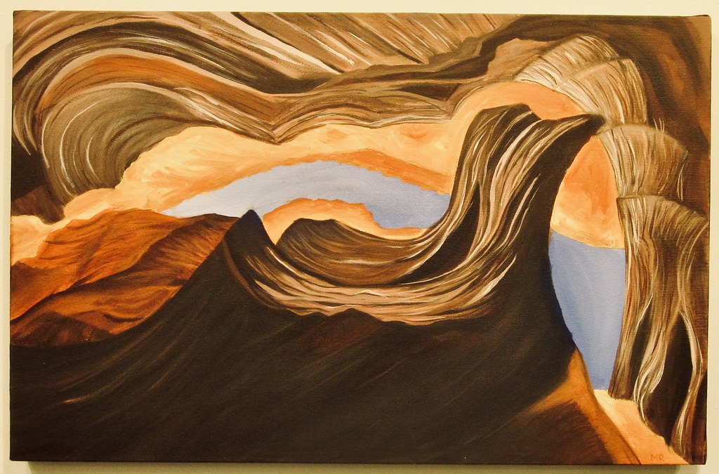 Miranda Roth, Canyon, Oil on Canvas