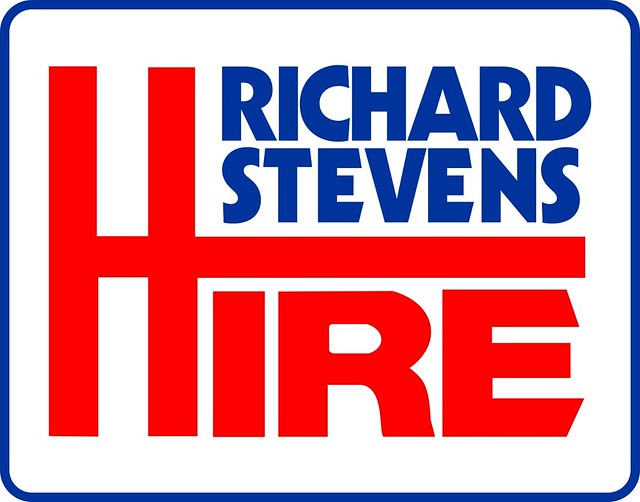 Richard Stevens Hire - First Logo, Type 2 (1973/74)