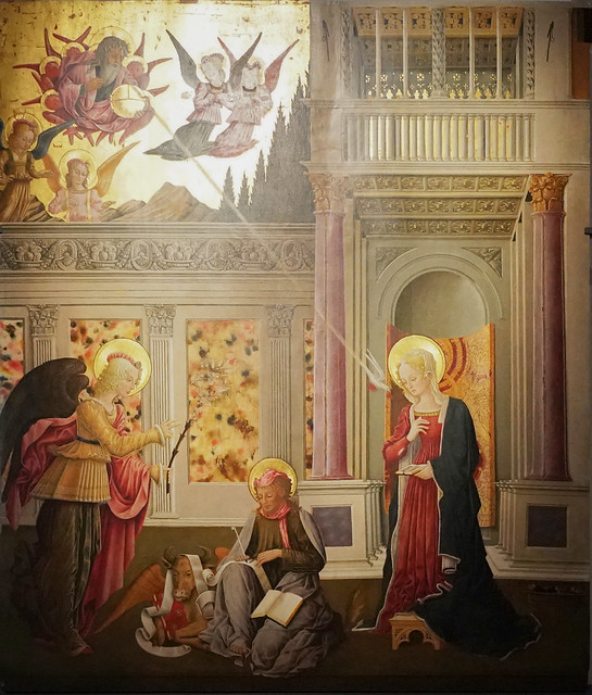 Annunciation by Benedetto Bonfigli, Galleria Nazionale dell'Umbria (Perugia)