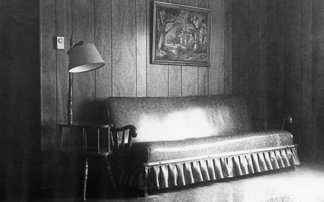 Long Beach Island New Jersey interior couch 1978