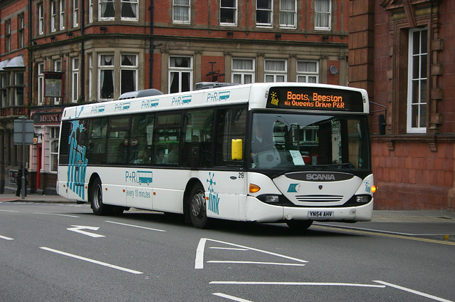 [Nottingham City Transport] 219 (YN54 AHV) in Nottingham on service PR - John Carter