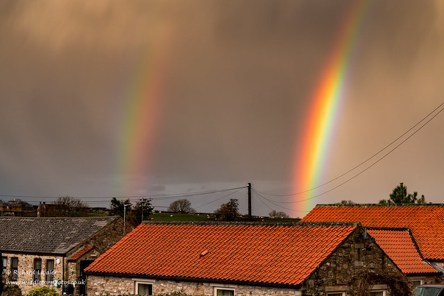 Double Rainbow on Hutton Magna Mar 2024