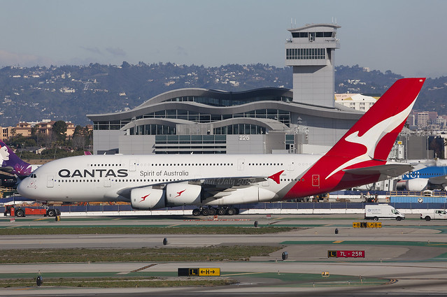 VH-OQD Airbus A380-842 Qantas
