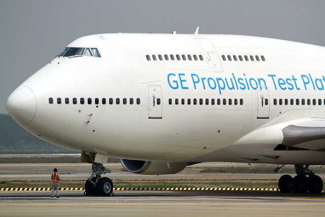 General Electric GE Propulsion Test Platform Boeing 747-446  N747GF