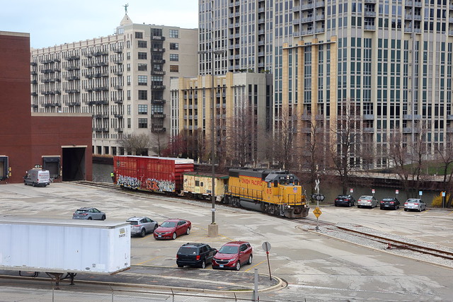 UP 815 in Chicago, Illinois on March 26, 2024.