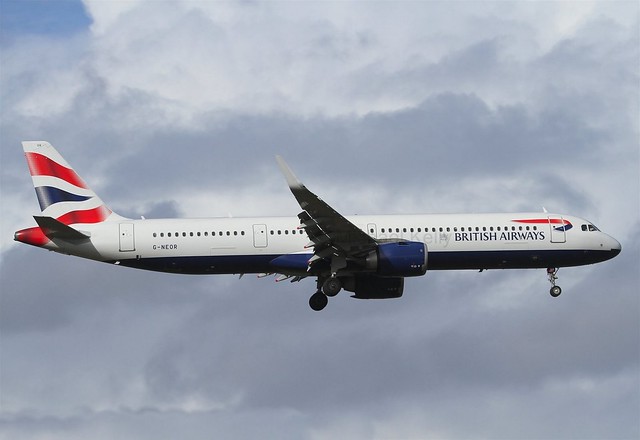 British Airways                                              Airbus A321                                 G-NEOR