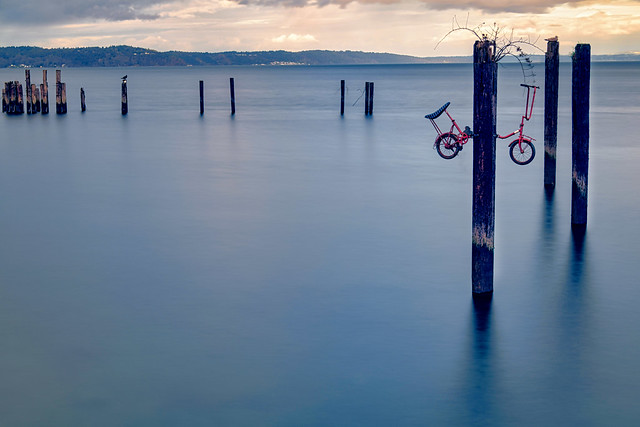 Bicycle on Piling