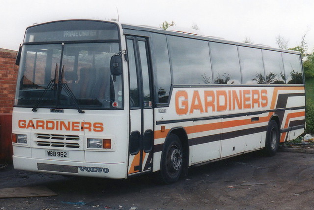 Gardiners WBB962 is seen at their Spennymoor depot.