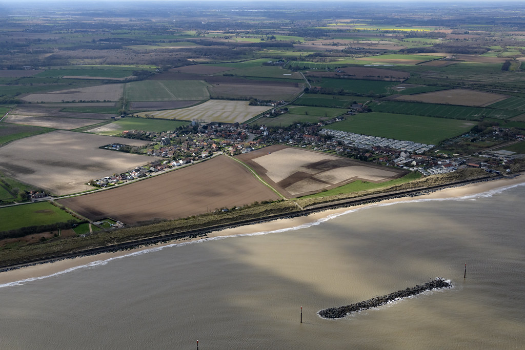Sea Palling aerial image - Norfolk coast