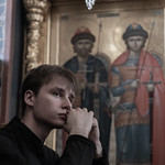 31 марта 2024, Божественная Литургия в Покровском храме Николаевского Малицкого мужского монастыря (Тверь)