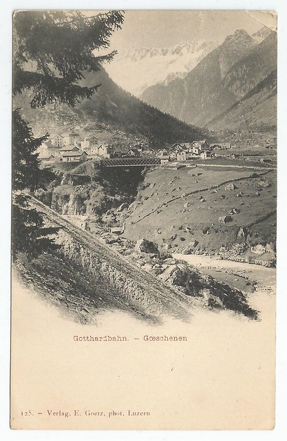 Gotthardbahn - Schweiz 1900er Jahre