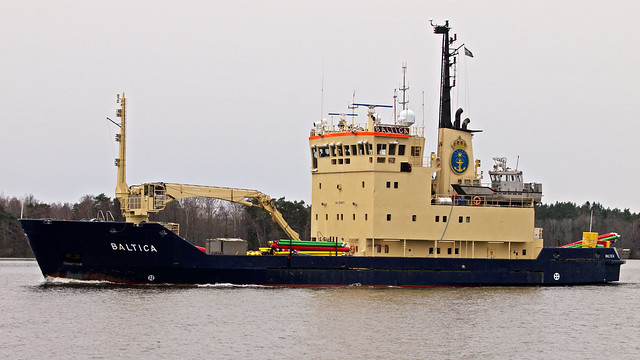 The Swedish Maritime Administrations hydrographic survey and fairway maintenance vessel Baltica