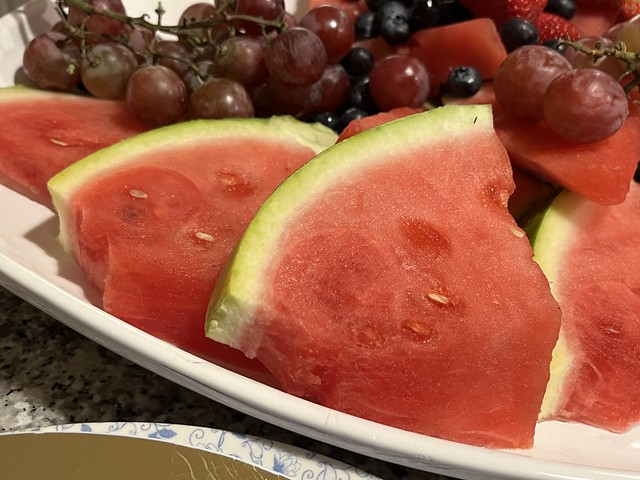 Watermelon & Grapes - Photo Taken by STEVEN CHATEAUNEUF On March 31, 2024