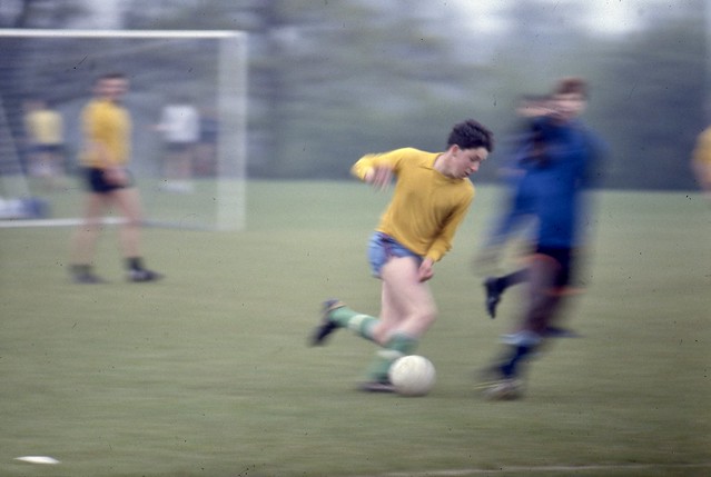 On the ball - Kingston Polytechnic football match in 1984