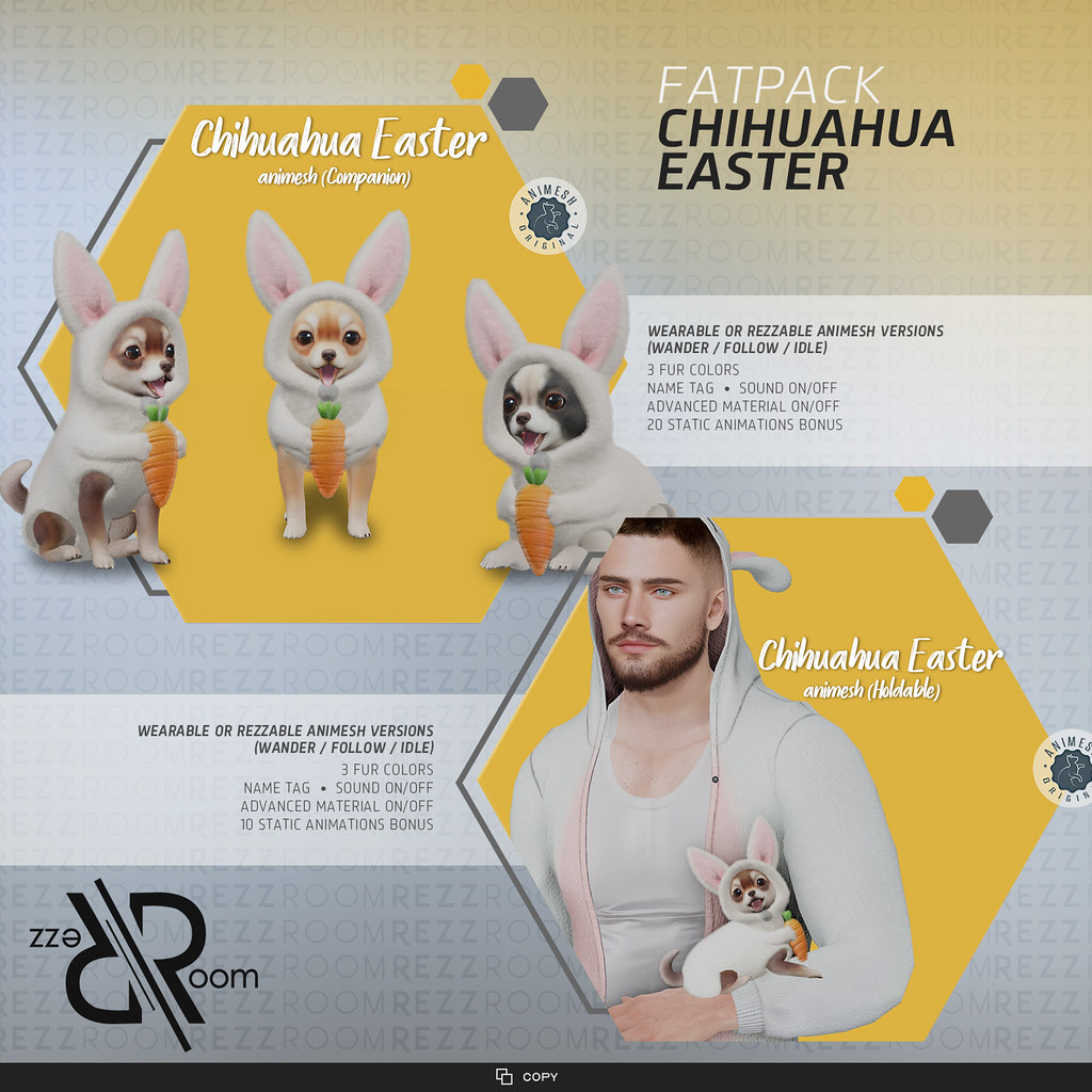 [Rezz Room] Chihuahua Easter Animesh