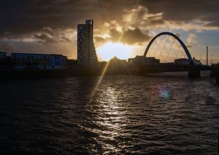 Sunset on the Clyde