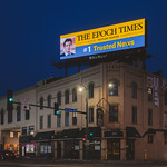Epoch Times / Stop The Genocide An Epoch Times billboard over a building at Lake Street and 2nd Ave. On the other side is protest banners reading &amp;quot;Stop the genocide in Gaza&amp;quot;.

&lt;i&gt;This image is part of a &lt;a href=&quot;https://chaddavis.photography/minneapolis-uprising/&quot; rel=&quot;noreferrer nofollow&quot;&gt;continuing series&lt;/a&gt; following the unrest and events in Minneapolis following the May 25th, 2020 murder of George Floyd. 

&lt;a href=&quot;https://chaddavis.photography/minneapolis-uprising/&quot; rel=&quot;noreferrer nofollow&quot;&gt;Chad Davis Photography: Minneapolis Uprising&lt;/a&gt;&lt;/i&gt;