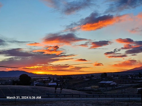 Easter sunrise. March 31 2024 by bossco, Hesperia CA