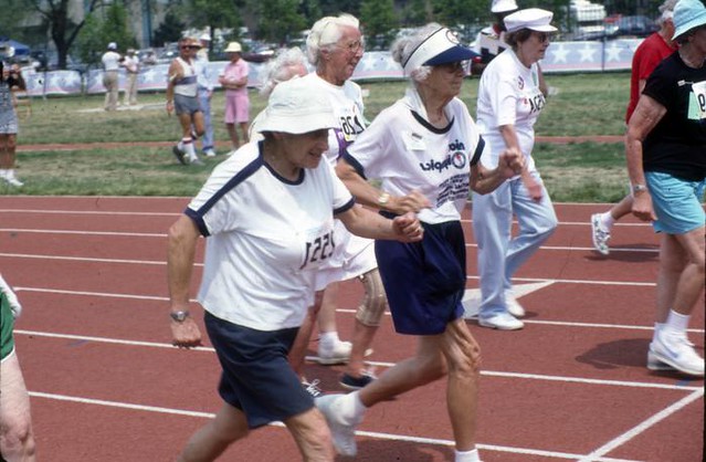 Seniors in race, circa 1980s