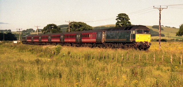FM Rail pairs of Class 47's on 2005 Open Golf specials between Edinburgh and Dundee to Leuchars
