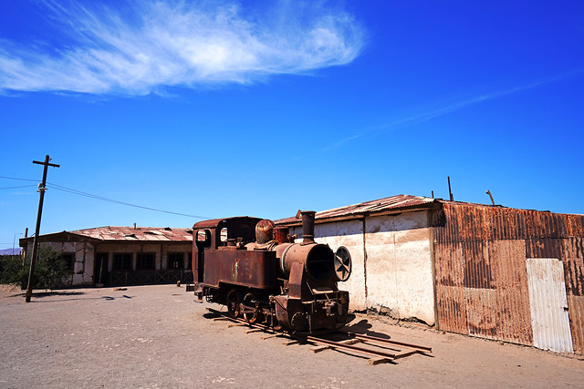 Abandoned town in the desert, Humberstone, Chile