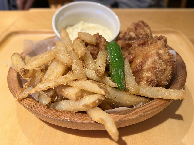 Fried Chicken and French Fries (with Miso Tartar)