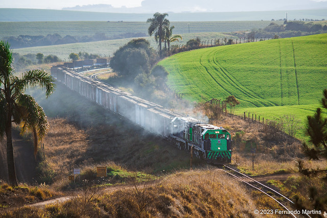 Ferroeste train at Araras farm