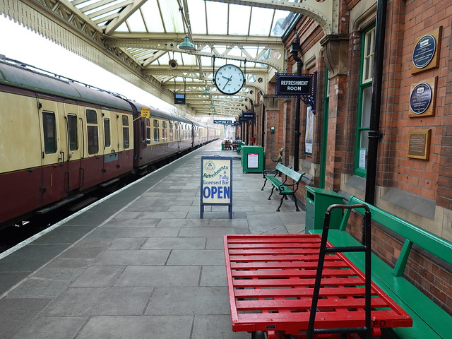 Loughborough Central Station on the Great Central Railway