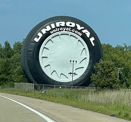 World's largest tire. From Read This: Secret Michigan: A Guide to the Weird, Wonderful, and Obscure
