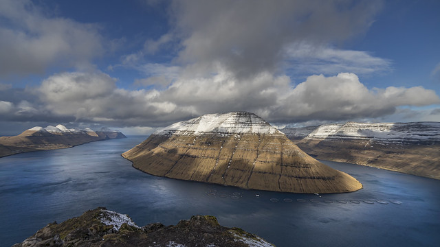 View from Klakkur near Klaksvik - Faroe Islands