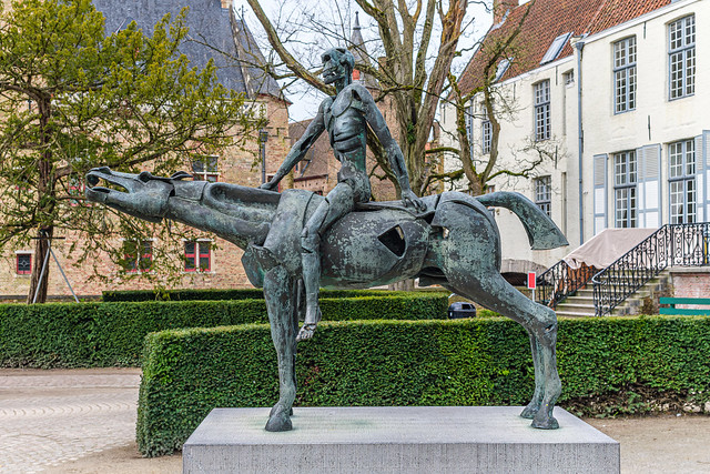 Figure - The Four Horsemen of The Apocalypse (Bruges) (Fujifilm X100V) (1 of 1)