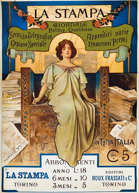 CARPANETTO, Giovanni. La Stampa, Giornale Politico Quotidiano, 1898