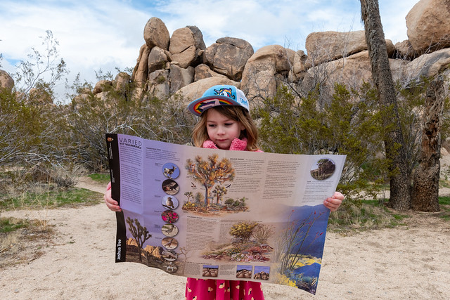 Visitor with Map at Quail Springs