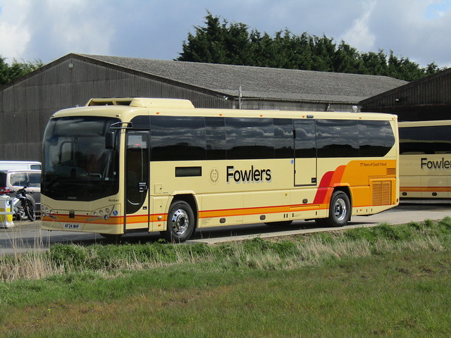 Fowler AF24WHF Volvo B8R Plaxton Holbeach Drove 2 4 24