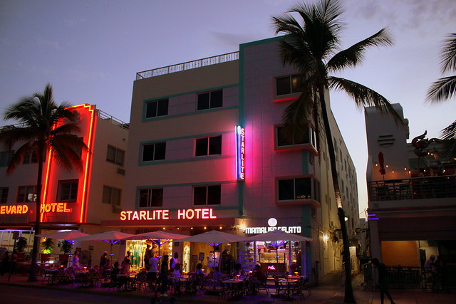 Starlite Hotel at Dusk - Miami Beach, FL