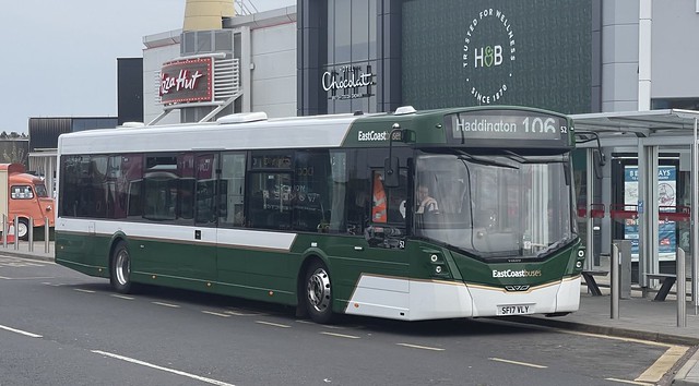 East Coast Buses Volvo B8RLE Wright Eclipse 3 SF17VLY 52