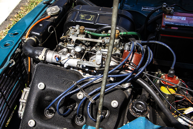 Detail--Lancia Engine