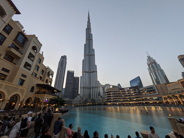 Dubai Fountains -  Burj Khalifa Lake - Dubai, UAE (United Arab Emirates)