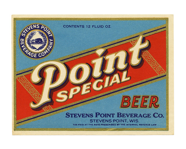 Point Special Beer label