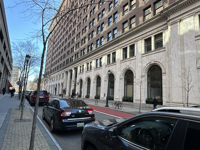 Public Ledger Building. 600 Chestnut Street. Philadelphia, Pennsylvania. Built in 1923 using the Georgian Revival Style. Horace Trumbauer, Architect.