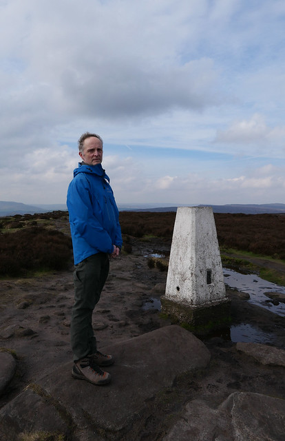 trigger point at Stanage Edge