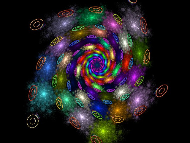 Fractal Fun with Colors, Spirals and Circles