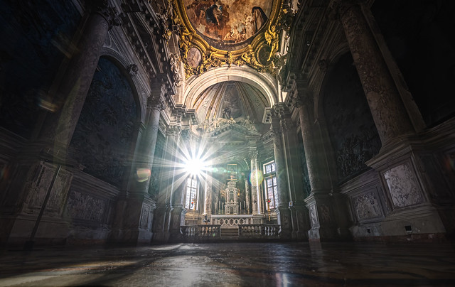 A BRIGHT RAY IN THE DARKNESS - Venice, Italy