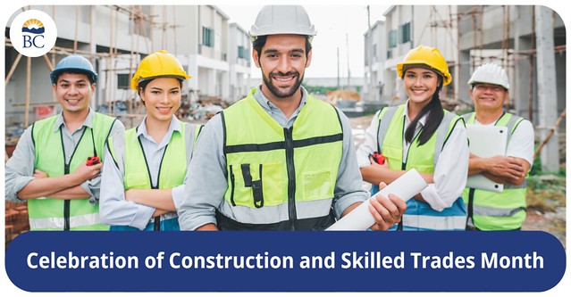 Minister’s and parliamentary secretary’s statement on Construction and Skilled Trades Month