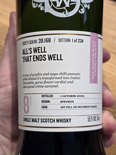SMWS 39.168 - All's Well That Ends Well